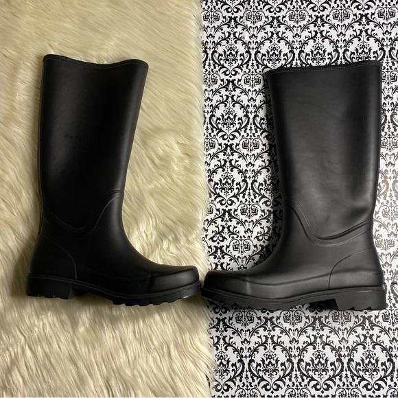 Tory Burch : size 9 : classic ‘sarah’ logo knee high rain winter fall snow boots - Picture 6 of 11